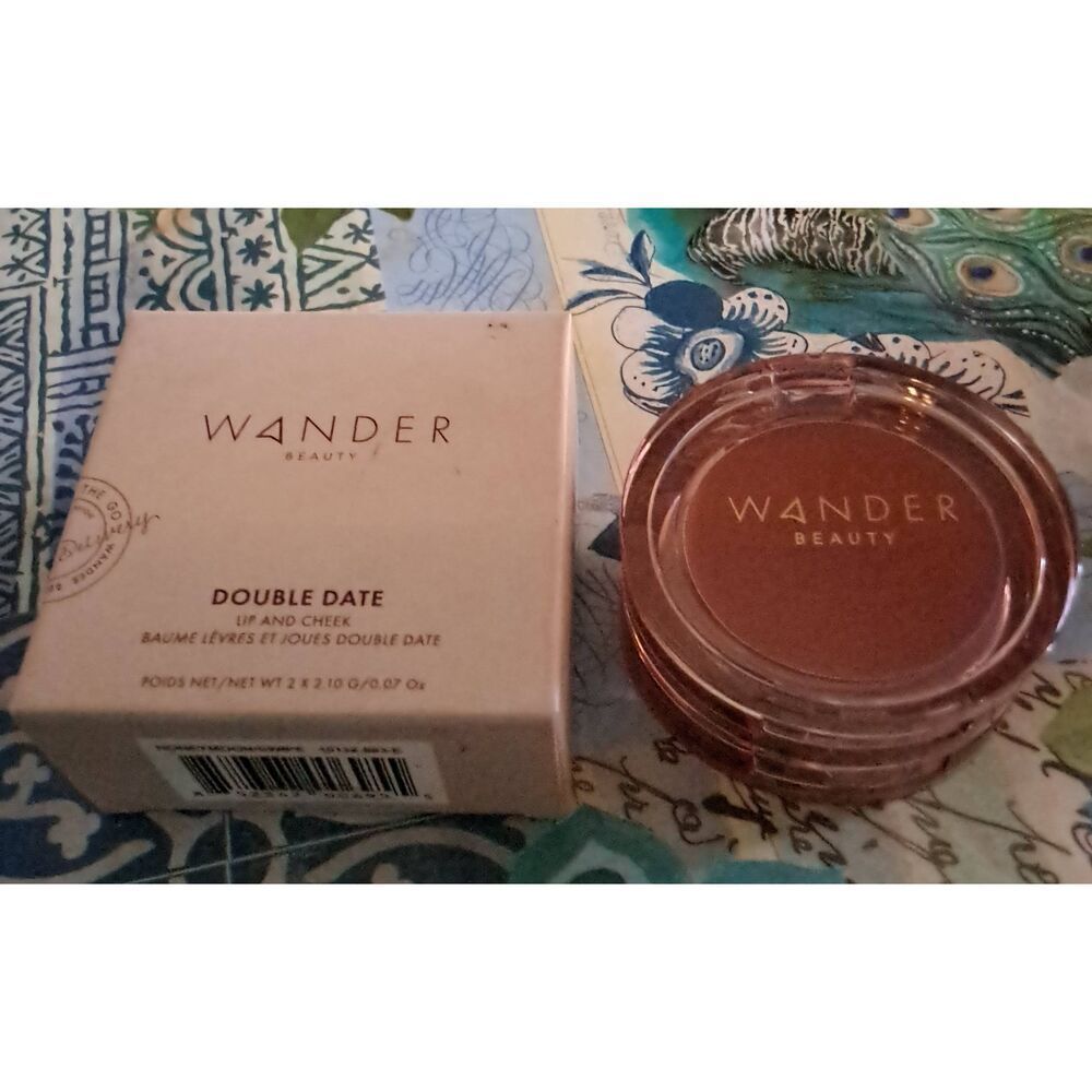 NIB~WANDER BEAUTY Double Date Lip/Cheek Color in Honeymoon & Swipe